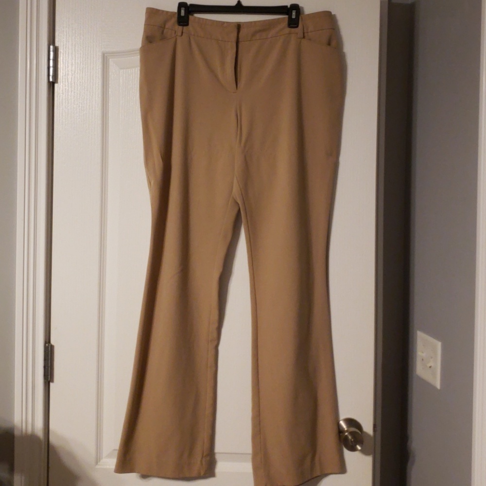 Tan NY&C stretch dress pants